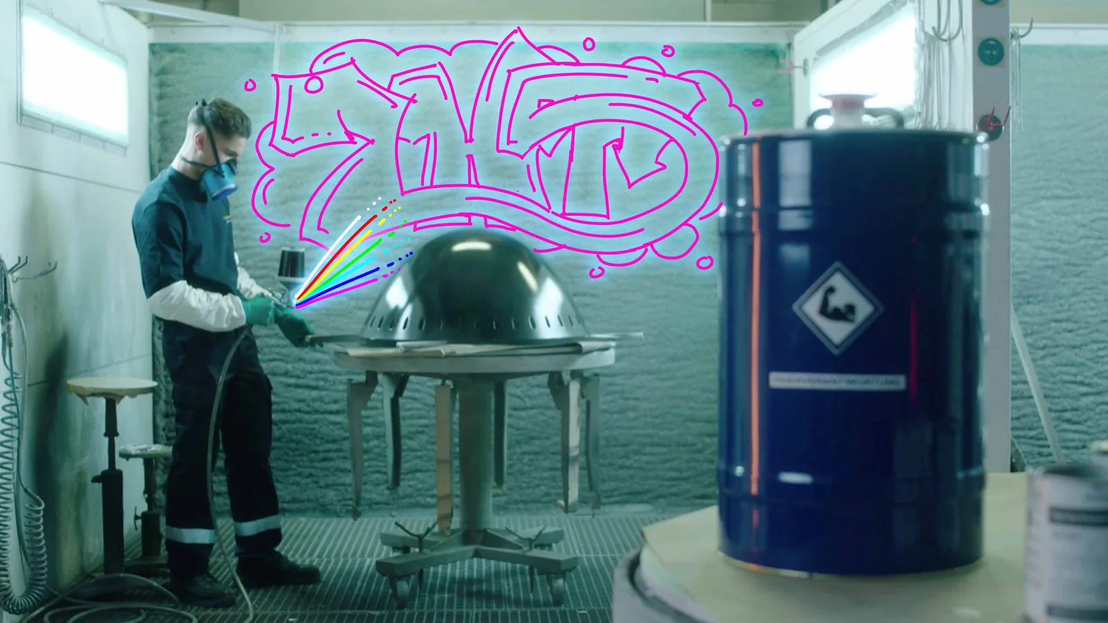 Scene 11 — graffiti