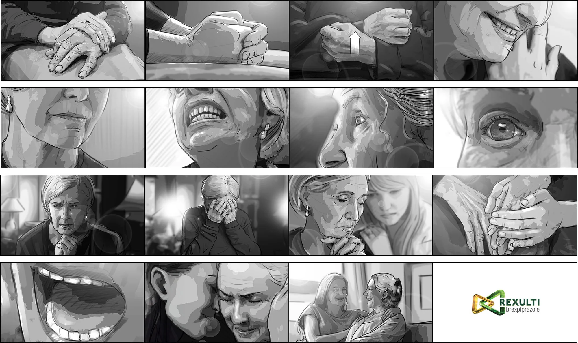 Storyboard sheet &mdash; an emotional patient story