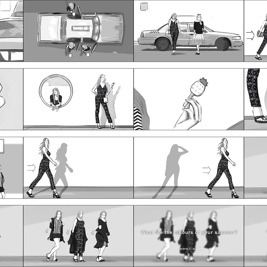 Shootingboard frames &mdash; a summer fashion film